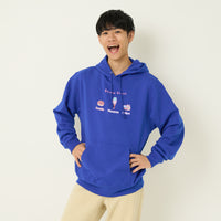 "Stroop effect" パーカー（企画：東問） ライトブルー ネイビー グレー アイボリー ブラック 心理学 ネットミーム マリン 海の生き物 スイーツ たこ マンボウ アンモナイト QuizKnock クイズノック 秋冬 レディース メンズ 人気 おしゃれ 20代 30代 - QurioStore QurioS