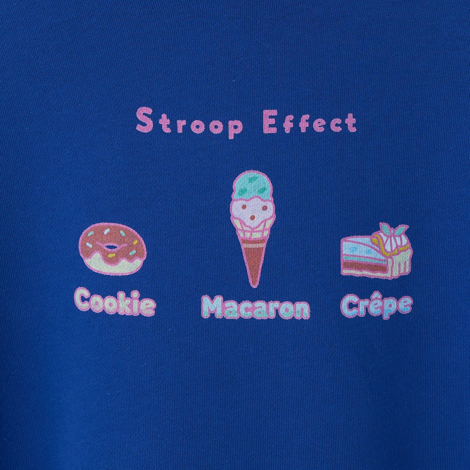 "Stroop effect" パーカー（企画：東問） ライトブルー ネイビー グレー アイボリー ブラック 心理学 ネットミーム マリン 海の生き物 スイーツ たこ マンボウ アンモナイト QuizKnock クイズノック 秋冬 レディース メンズ 人気 おしゃれ 20代 30代 - QurioStore QurioS