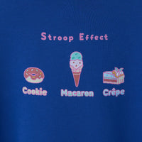 "Stroop effect" パーカー（企画：東問） ライトブルー ネイビー グレー アイボリー ブラック 心理学 ネットミーム マリン 海の生き物 スイーツ たこ マンボウ アンモナイト QuizKnock クイズノック 秋冬 レディース メンズ 人気 おしゃれ 20代 30代 - QurioStore QurioS