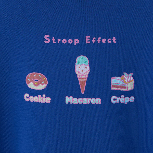 "Stroop effect" パーカー（企画：東問） ライトブルー ネイビー グレー アイボリー ブラック 心理学 ネットミーム マリン 海の生き物 スイーツ たこ マンボウ アンモナイト QuizKnock クイズノック 秋冬 レディース メンズ 人気 おしゃれ 20代 30代 - QurioStore QurioS