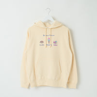 "Stroop effect" パーカー（企画：東問） ライトブルー ネイビー グレー アイボリー ブラック 心理学 ネットミーム マリン 海の生き物 スイーツ たこ マンボウ アンモナイト QuizKnock クイズノック 秋冬 レディース メンズ 人気 おしゃれ 20代 30代 - QurioStore QurioS