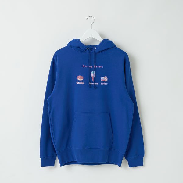 "Stroop effect" パーカー（企画：東問） ライトブルー ネイビー グレー アイボリー ブラック 心理学 ネットミーム マリン 海の生き物 スイーツ たこ マンボウ アンモナイト QuizKnock クイズノック 秋冬 レディース メンズ 人気 おしゃれ 20代 30代 - QurioStore QurioS