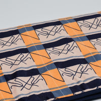 "ブラ'Nケット" ブランケット オレンジ ブラウン 量子力学 ブラケット記法 ひざ掛け チェック 学校 オフィス おしゃれ かわいい プレゼント - QurioStore QurioS