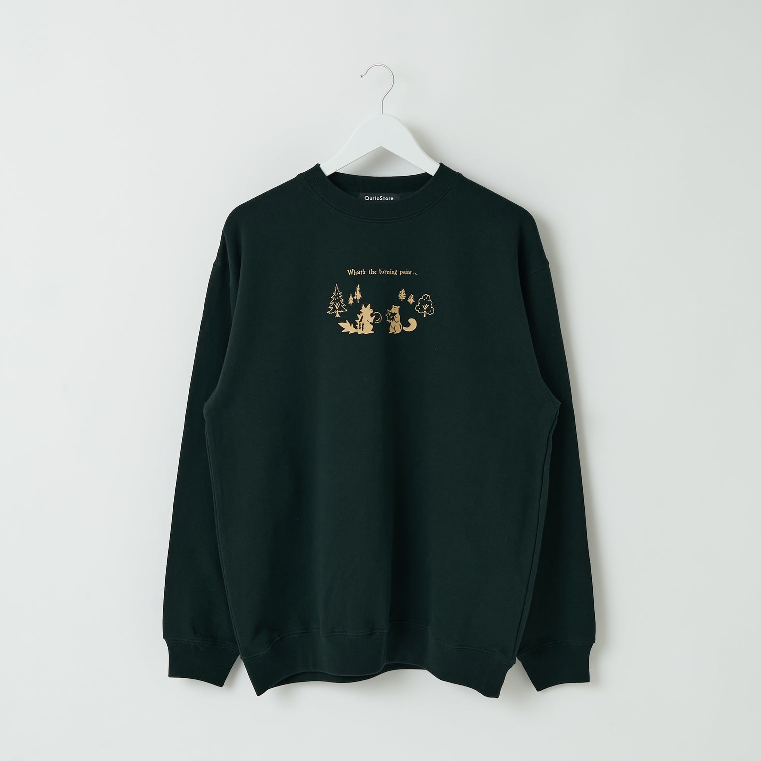 "ギザギザのくるみを食べるリス" 構文木スウェット （企画：東言） バーガンディ レッド グリーン ダークグレー 言語学 構文解析 QuizKnock クイズノック 秋冬 レディース メンズ 人気 おしゃれ 20代 30代 - QurioStore QurioS