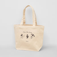 Allen’s rule parade トートバッグ キツネ ベージュ キツネ バッグ クイズノック グッズ レディース メンズ 人気 おしゃれ 20代 30代 - QurioStore QuizKnock