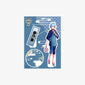 AlmaZarQ 夏祭り2026 アクリルスタンド 夢川夢 ブルー V Tuber アルマザーク あるまざーく グッズ - QurioStore AlmaZarQ