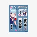 AlmaZarQ 夏祭り2026 千社札風ステッカーシート 夢川夢 ブルー V Tuber アルマザーク あるまざーく グッズ - QurioStore AlmaZarQ