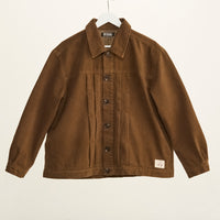 "Delta Q" ジャケット ブラウン アイボリー 熱力学 断熱 レディース メンズ 人気 おしゃれ カジュアル 秋 冬 - QurioStore QurioS