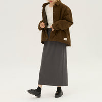 "Delta Q" ジャケット ブラウン アイボリー 熱力学 断熱 レディース メンズ 人気 おしゃれ カジュアル 秋 冬 - QurioStore QurioS