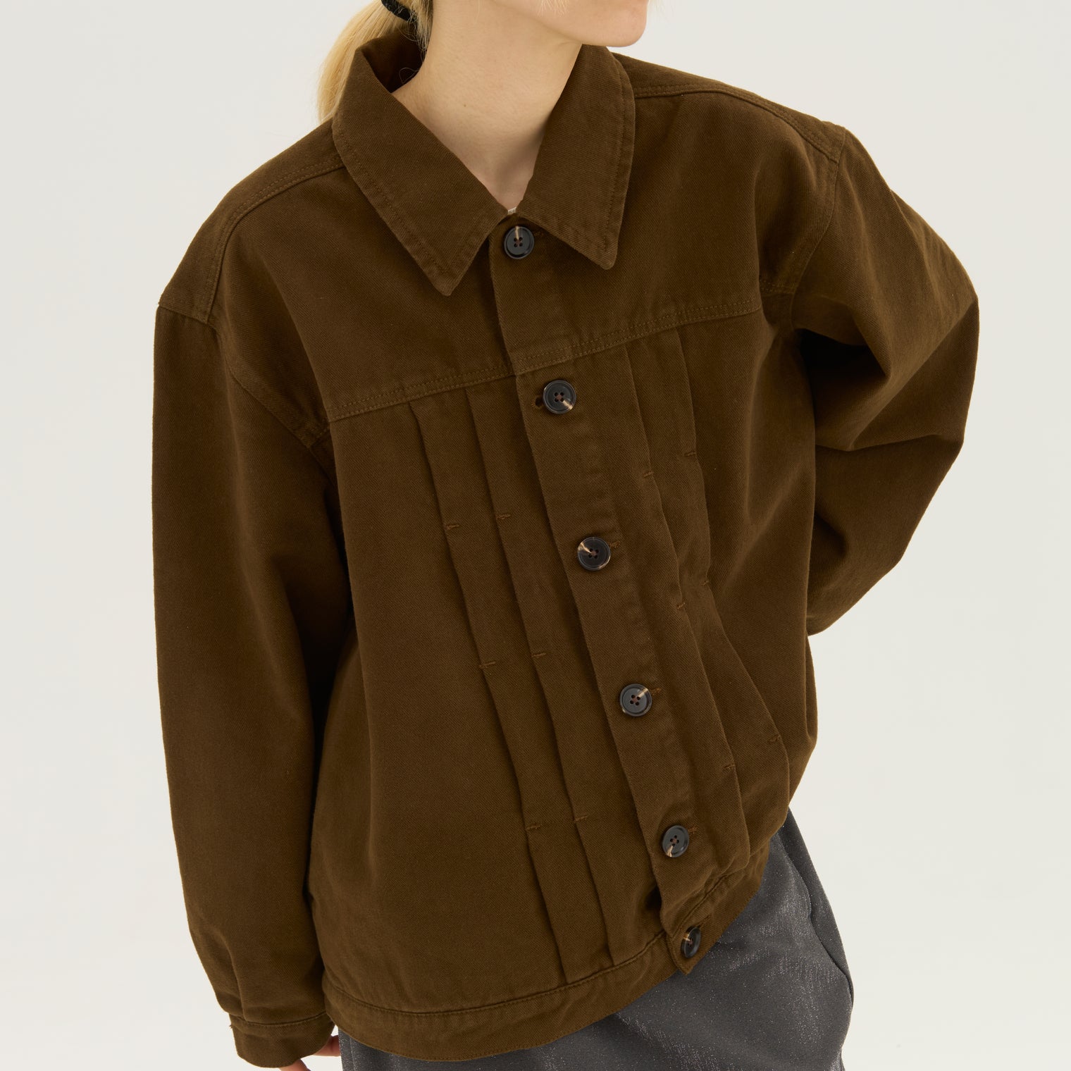 "Delta Q" ジャケット ブラウン アイボリー 熱力学 断熱 レディース メンズ 人気 おしゃれ カジュアル 秋 冬 - QurioStore QurioS