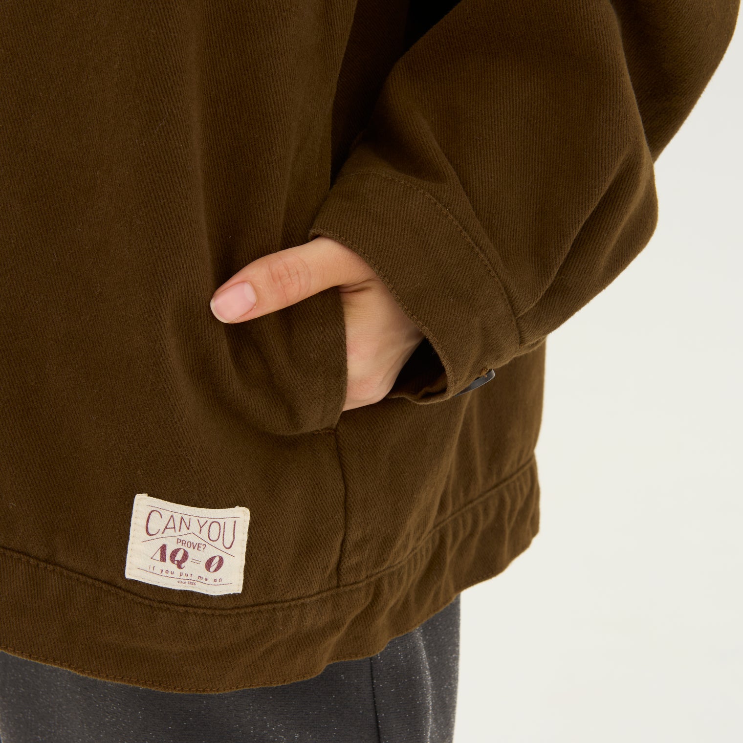 "Delta Q" ジャケット ブラウン アイボリー 熱力学 断熱 レディース メンズ 人気 おしゃれ カジュアル 秋 冬 - QurioStore QurioS