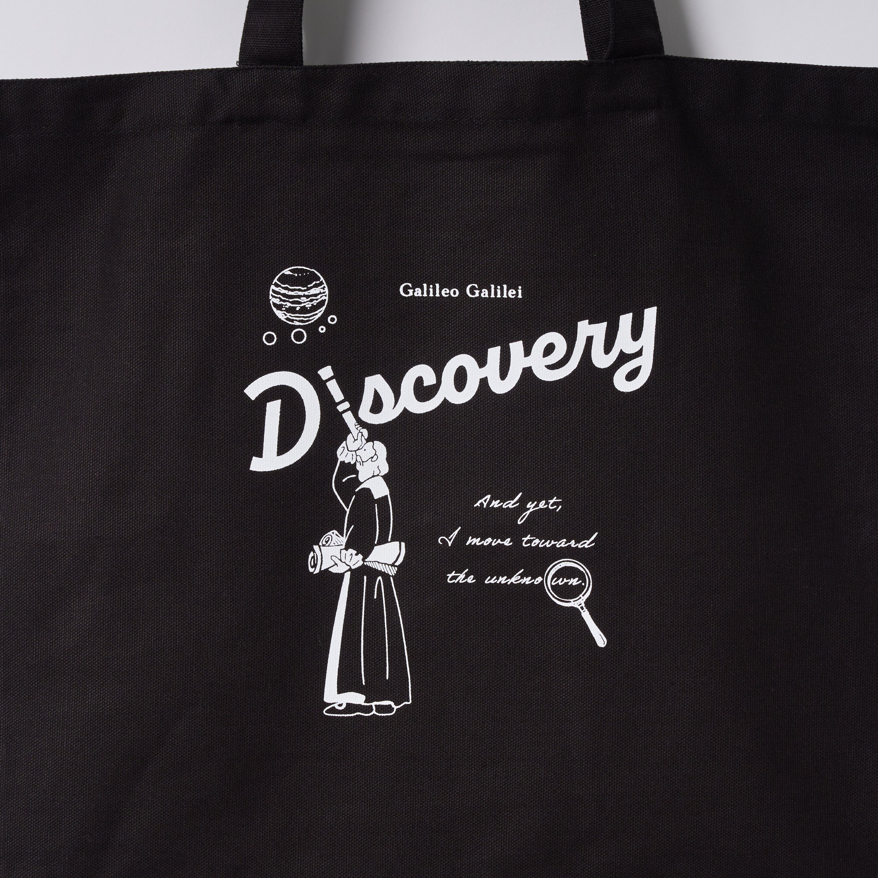 キャンバストートバッグ ニュートン・ガリレオ Discovery コットン