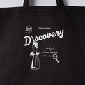 "Discovery" トートバッグ ナチュラル ブラック 物理 物理学 宇宙学 トートバッグ ニュートン ガリレオ りんご 木星 クイズノック グッズ レディース メンズ 人気 おしゃれ 20代 30代 - QurioStore QurioS