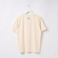 "Discovery" クールタッチTシャツ アイボリー ブラック 物理 物理学 宇宙学 Tシャツ ニュートン ガリレオ りんご 木星 クイズノック グッズ レディース メンズ 人気 おしゃれ 20代 30代 - QurioStore QurioS