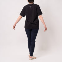 "Discovery" クールタッチTシャツ アイボリー ブラック 物理 物理学 宇宙学 Tシャツ ニュートン ガリレオ りんご 木星 クイズノック グッズ レディース メンズ 人気 おしゃれ 20代 30代 - QurioStore QurioS