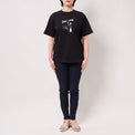 "Discovery" クールタッチTシャツ アイボリー ブラック 物理 物理学 宇宙学 Tシャツ ニュートン ガリレオ りんご 木星 クイズノック グッズ レディース メンズ 人気 おしゃれ 20代 30代 - QurioStore QurioS