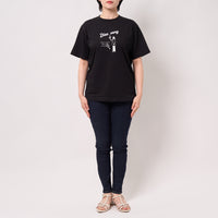 "Discovery" クールタッチTシャツ アイボリー ブラック 物理 物理学 宇宙学 Tシャツ ニュートン ガリレオ りんご 木星 クイズノック グッズ レディース メンズ 人気 おしゃれ 20代 30代 - QurioStore QurioS