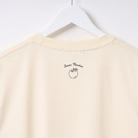 "Discovery" クールタッチTシャツ アイボリー ブラック 物理 物理学 宇宙学 Tシャツ ニュートン ガリレオ りんご 木星 クイズノック グッズ レディース メンズ 人気 おしゃれ 20代 30代 - QurioStore QurioS