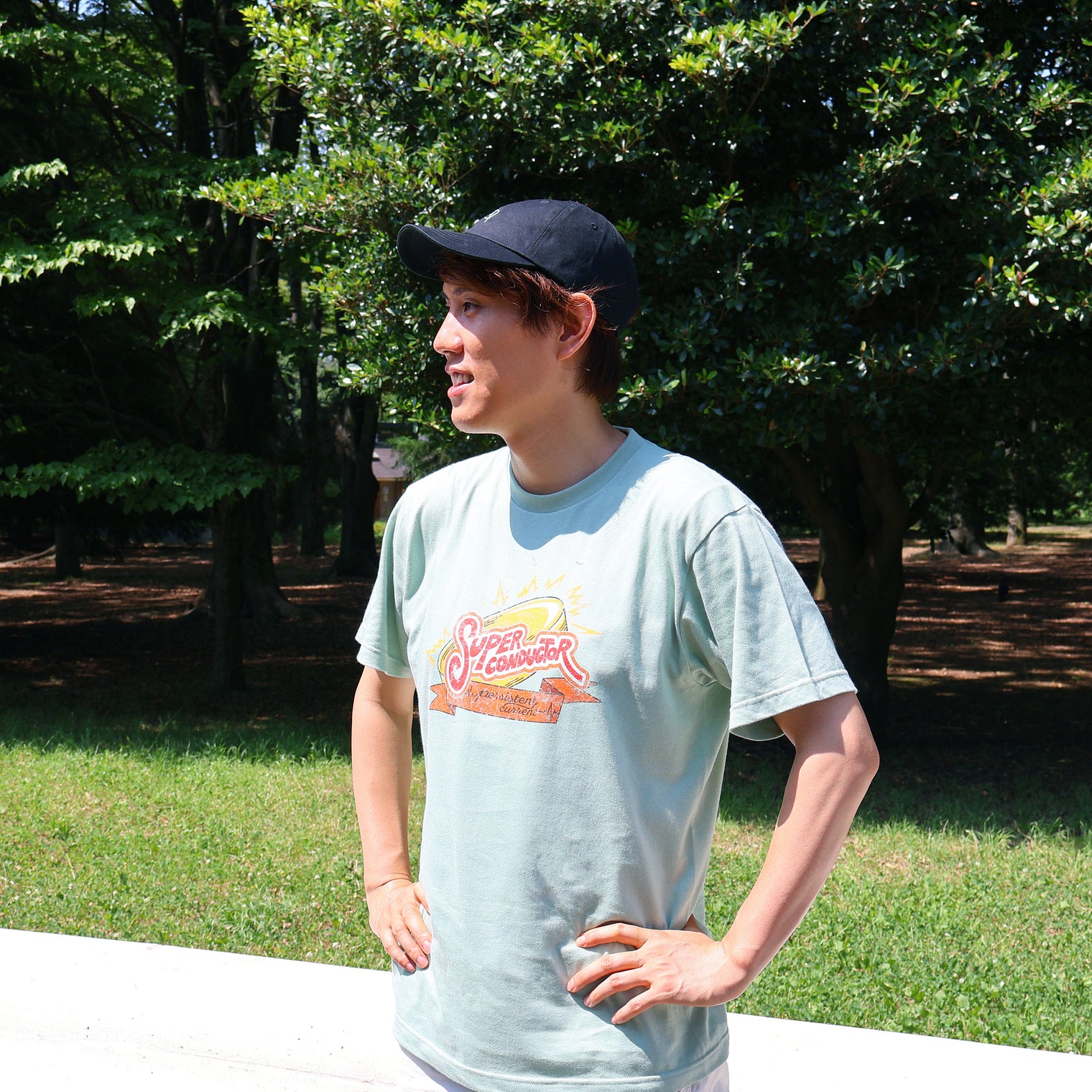 "cap"キャップ ブラック 数学 積集合 帽子 刺繍 須貝駿貴 - QurioStore QurioS