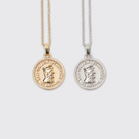 "グレシャムの法則" ネックレス ゴールド シルバー 経済学 貨幣 ネックレス グレシャム クイズノック グッズ レディース メンズ 人気 おしゃれ 20代 30代 - QurioStore QurioS