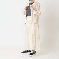 "点P" シアーカーディガン アイボリー 数学 問題 冷房 寒暖差 羽織りもの きれいめ 春夏 - QurioStore QurioS