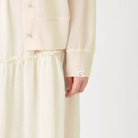 "点P" シアーカーディガン アイボリー 数学 問題 冷房 寒暖差 羽織りもの きれいめ 春夏 - QurioStore QurioS