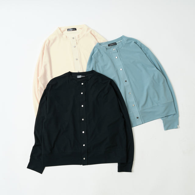 "点P" シアーカーディガン ライトブルー  ホワイト アイボリー ブラック 数学 問題 冷房 寒暖差 羽織りもの きれいめ 春夏 - QurioStore QurioS