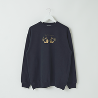 "ギザギザのくるみを食べるリス" 構文木スウェット （企画：東言） バーガンディ レッド ネイビー ダークグレー 言語学 構文解析 QuizKnock クイズノック 秋冬 レディース メンズ 人気 おしゃれ 20代 30代 - QurioStore QurioS