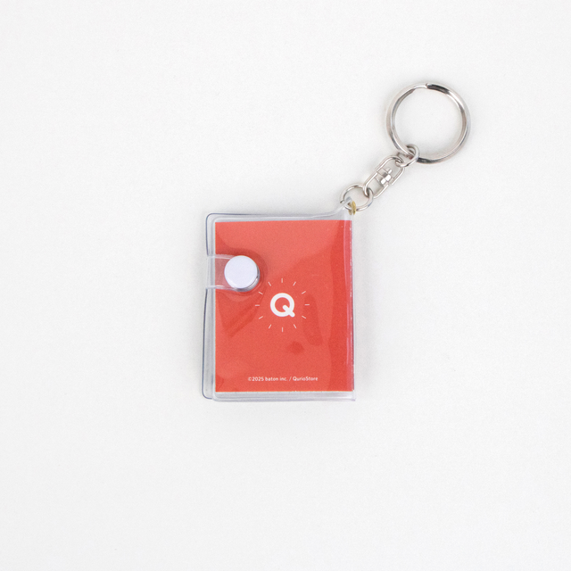 QuizKnock クイズ豆本キーホルダー レッド クイズ キーチェーン 問題集 キーホルダー クイズノック グッズ - QurioStore QuizKnock