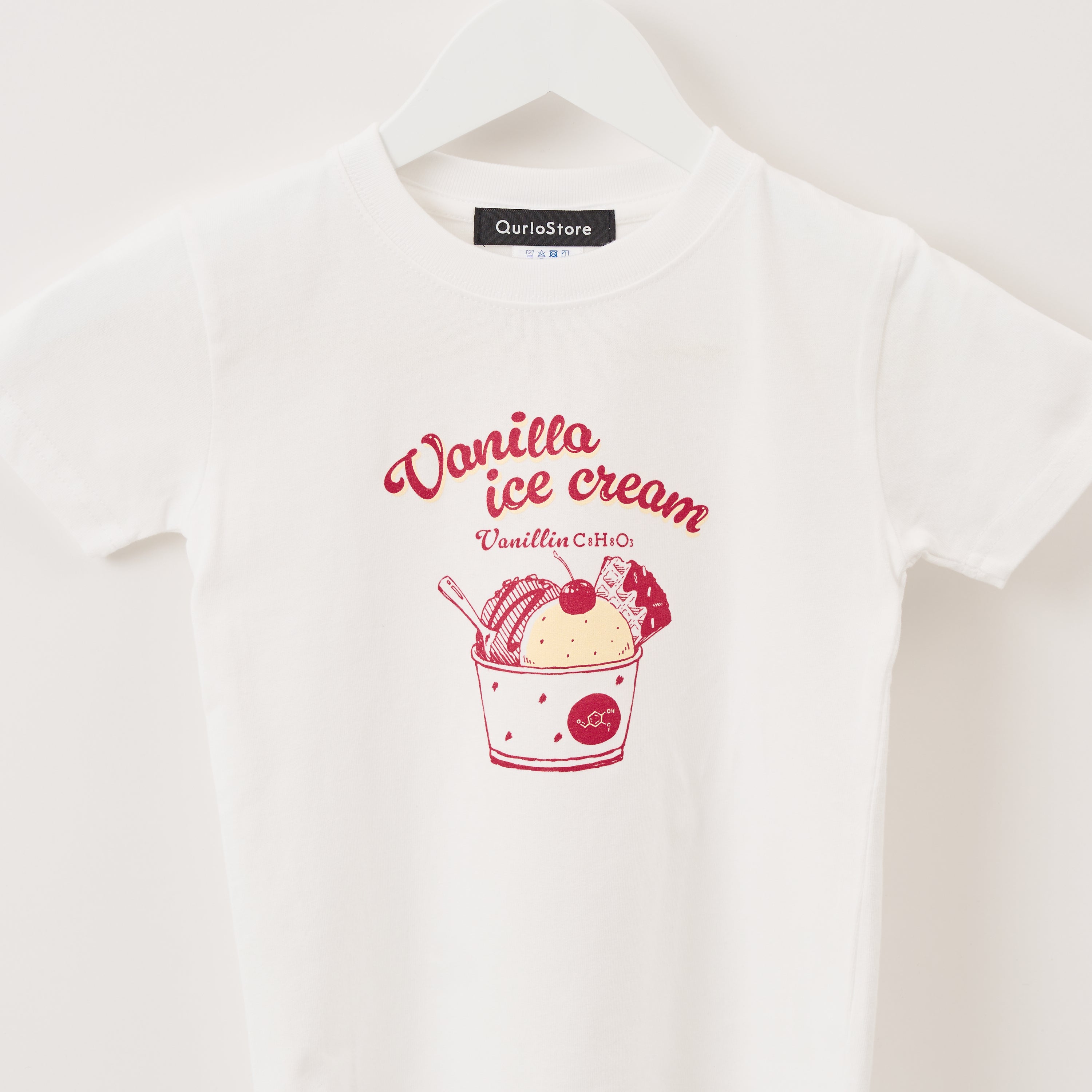 おいしい化学 Tシャツ キッズ｜食べ物×化学式・構造式デザイン