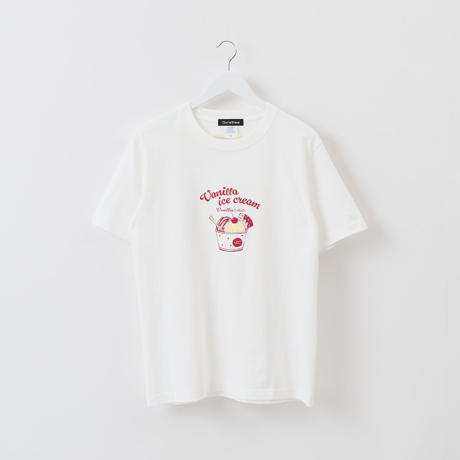 "おいしい化学" Tシャツ ブルー ピンク オレンジ 化学 構造式 Tシャツ レモン レモネード バニラ アイス 酢豚 パイナップル クイズノック グッズ レディース メンズ 人気 おしゃれ 20代 30代 - QurioStore QurioS
