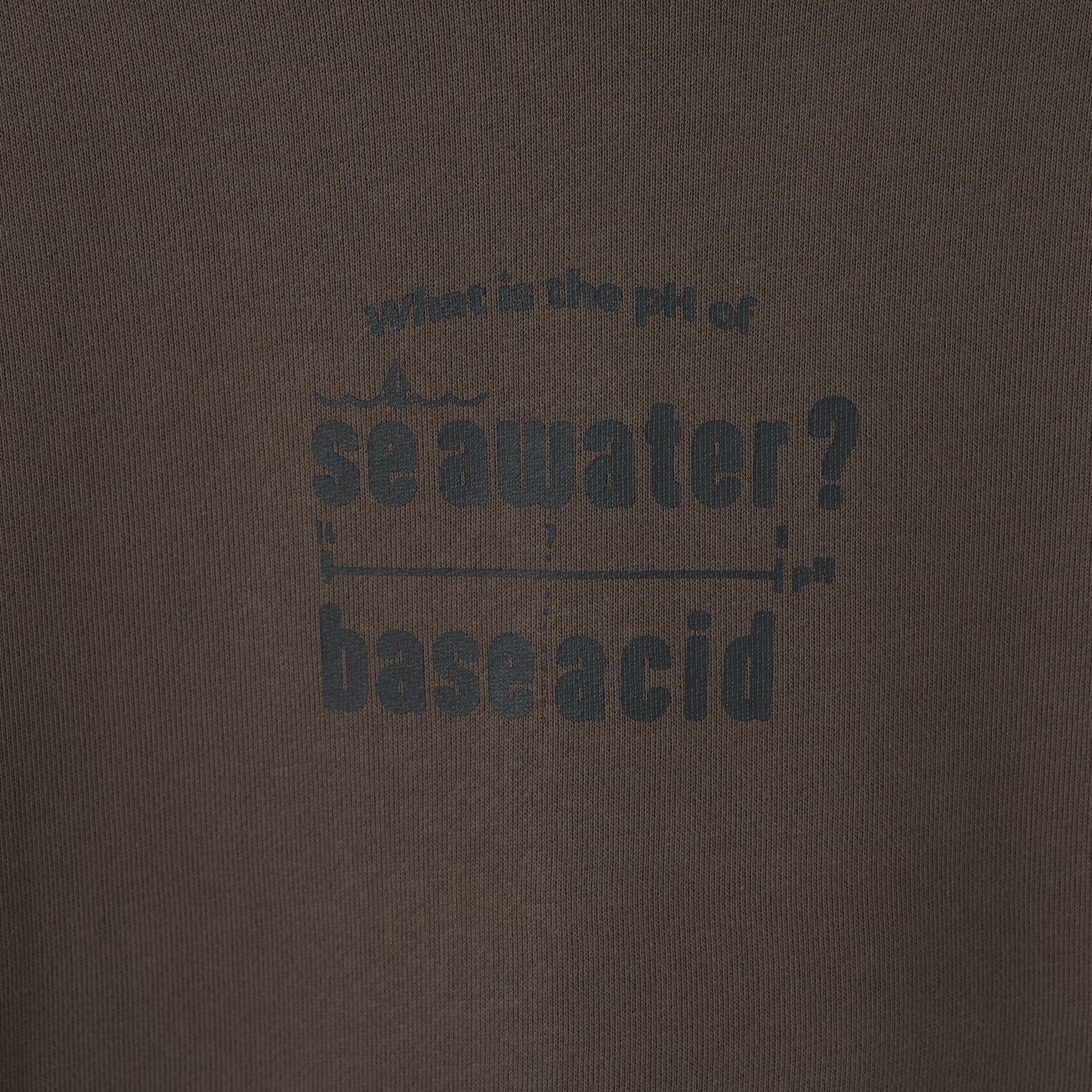 "pH" 謎解きパーカー バーガンディ チャコール 謎解き 化学 パーカー 海水 中性 酸性 秋冬 レディース メンズ 人気 おしゃれ 20代 30代 - QurioStore QurioS