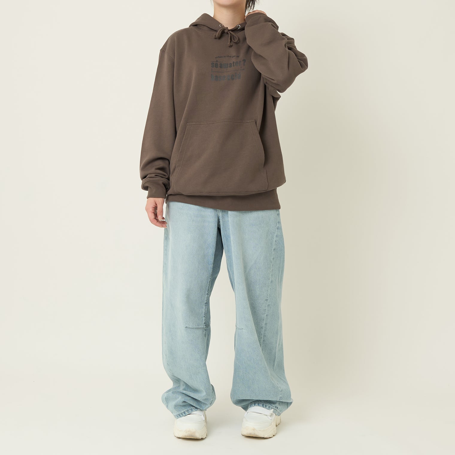 "pH" 謎解きパーカー バーガンディ チャコール 謎解き 化学 パーカー 海水 中性 酸性 秋冬 レディース メンズ 人気 おしゃれ 20代 30代 - QurioStore QurioS