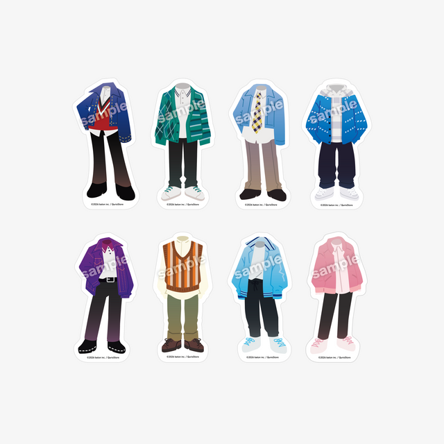 QuizKnock10周年 衣装ステッカー 通常Ver. クイズ ステッカー パーティー 記念 お祝い クイズノック グッズ - QurioStore QuizKnock