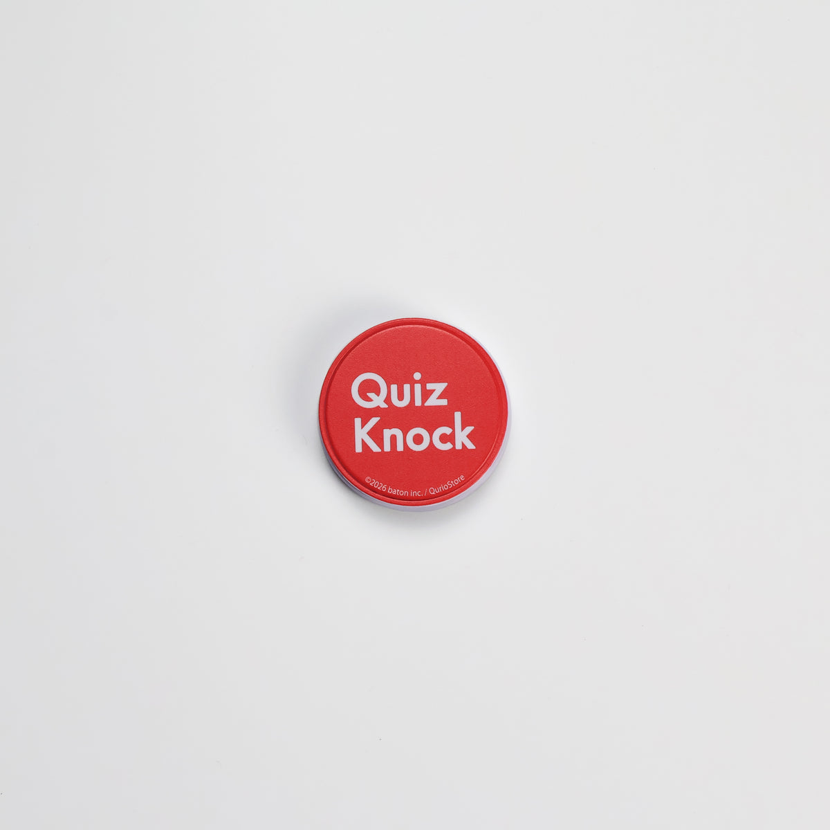 QuizKnockロゴスマホグリップ レッド クイズ スマートフォンアクセサリー ロゴ クイズノック グッズ - QurioStore QuizKnock
