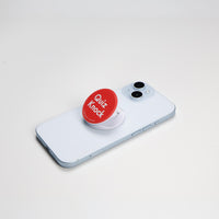 QuizKnockロゴスマホグリップ レッド クイズ スマートフォンアクセサリー ロゴ クイズノック グッズ - QurioStore QuizKnock
