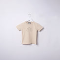 "Same?" Tシャツ【キッズ】 アプリコット オレンジ ブルー ベージュ 心理学 多義図形 Tシャツ ウサギ アヒル クイズノック グッズ キッズ 親子 ファミリー 人気 おしゃれ - QurioStore QurioS Kids