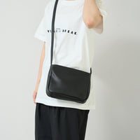 "QurioS" 積分ショルダーバッグ ブラック ブラウン 数学 解析学 ショルダーバッグ 積分 レザー 合皮 カバン レディース メンズ お出かけ 旅行 人気 おしゃれ 20代 30代 - QurioStore QurioS