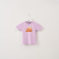 "超伝導" Tシャツ【キッズ】 ラベンダー パープル 物理 超伝導 Tシャツ コイン 稲妻 クイズノック グッズ キッズ 親子 ファミリー 人気 おしゃれ - QurioStore QurioS Kids