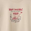 "Hot inside!" おいしい地学 小籠包スウェット ベージュ ホワイト ネイビー 地学 地球 スウェット 地球 小籠包 断面 クイズノック グッズ レディース メンズ 人気 おしゃれ 20代 30代 - QurioStore QurioS