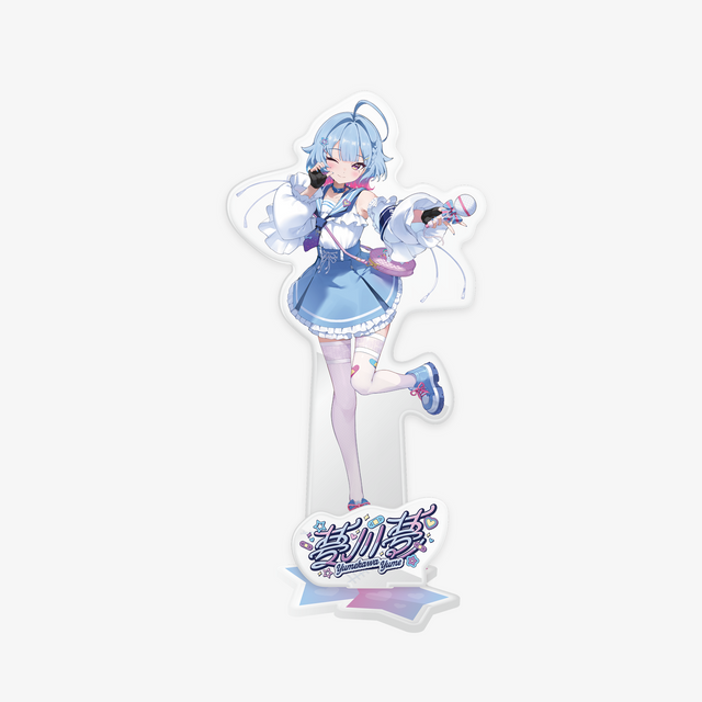 【(Re)Starter Goods】夢川夢 アクリルスタンド ブルー 芸術・エンターテイメント V Tuber アルマザーク あるまざーく グッズ - QurioStore AlmaZarQ